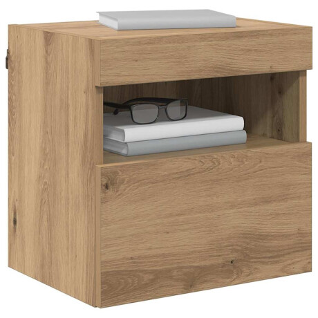 vidaXL TV Wandkasten 2 pcs Artisan Eiken 40 x 30 x 40 cm Bewerkt hout afbeelding3 - 1
