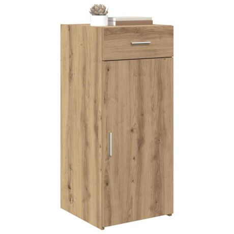 vidaXL Opbergkast Zwarte Eik 40 x 42,5 x 93 cm Geconstrueerd hout afbeelding3 - 1