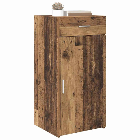 vidaXL Dressoir met lade Oud hout 45 x 42,5 x 93 cm Bewerkt hout afbeelding3 - 1