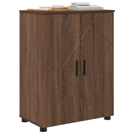 vidaXL Badkamer Kast bruin eikenkleur 60 x 35 x 80 cm Bewerkt hout afbeelding3 - 1