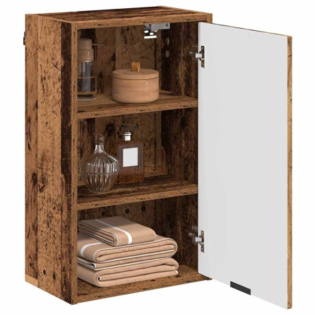 vidaXL Badkamer Kast Oud Hout 39 x 23,5 x 65 cm Bewerkt hout & Metaal afbeelding3 - 1