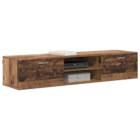 vidaXL Houten Kast met lade Oudhout 150 x 39 x 30 cm Bewerkt hout afbeelding3 - 1