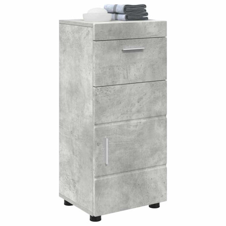 vidaXL Badkamerkastenset met lade TULUM Beton Grijs 37 x 31,5 x 82 cm afbeelding3 - 1