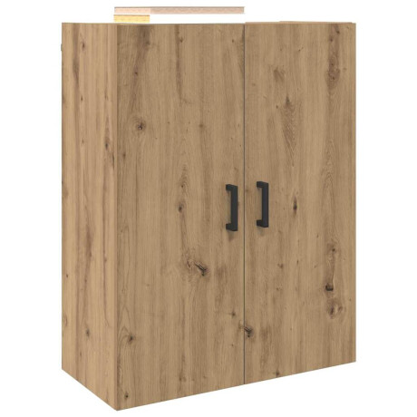 vidaXL Wandgemonteerde Kasten 2 pcs artisanaal eikenkleurig afbeelding3 - 1