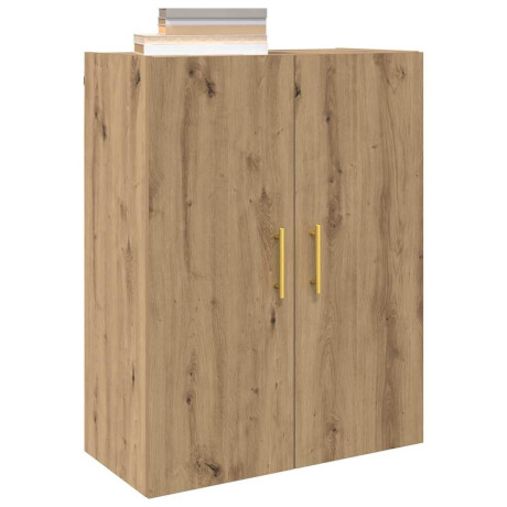 vidaXL Wandgemonteerde Kasten 2 pcs artisanaal eikenkleurig afbeelding3 - 1