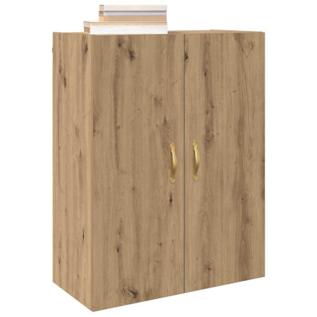 vidaXL Wandgemonteerde Kasten met plank met opslag 2 pcs artisanaal eikenkleurig afbeelding3 - 1