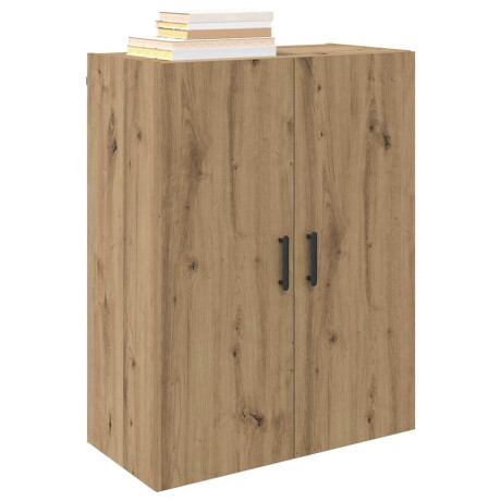 vidaXL Wandgemonteerde Kasten met plank met opslag 2 pcs artisanaal eikenkleurig afbeelding3 - 1