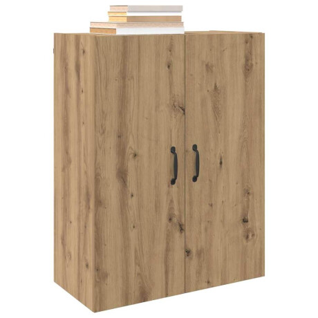 vidaXL Wandgemonteerde Kasten 2 pcs artisanaal eikenkleurig afbeelding3 - 1
