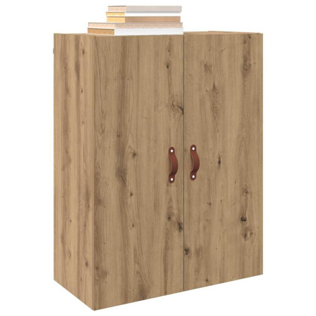 vidaXL Wandgemonteerde Kasten 2 pcs artisanaal eikenkleurig afbeelding3 - 1
