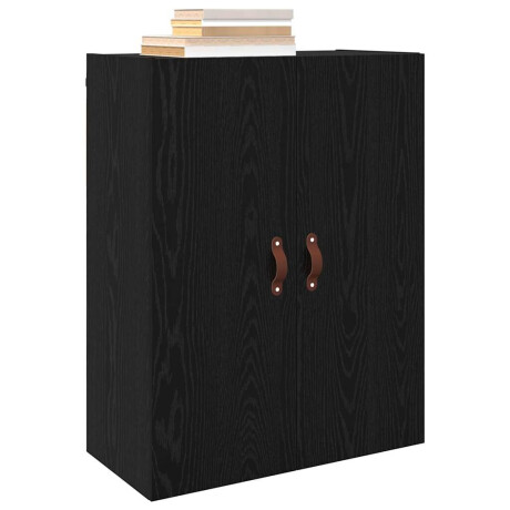 vidaXL Wandgemonteerde Kasten 2 pcs Zwart eiken 69.5 x 34 x 90 cm afbeelding3 - 1