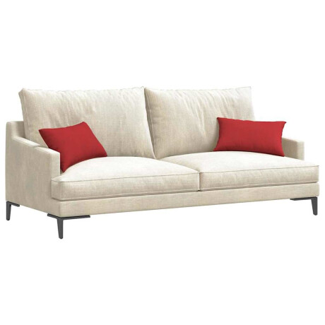 vidaXL Sofa Kussens 2 pcs Rood 50 x 30 cm Stof afbeelding3 - 1