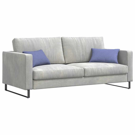 vidaXL Sofa Kussens 2 pcs Jeans Blauw 50 x 30 cm Stof afbeelding3 - 1