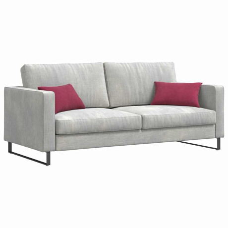 vidaXL Sofa Kussens 2 stuks Wijnrood 50 x 30 cm Cordstof afbeelding3 - 1