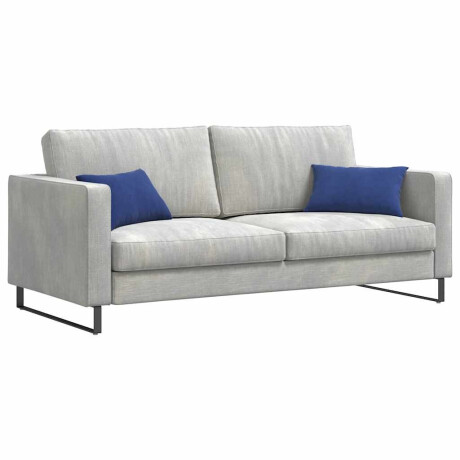 vidaXL Sofa Kussens 2 stuks Politieblauw 50 x 30 cm Cordstof afbeelding3 - 1
