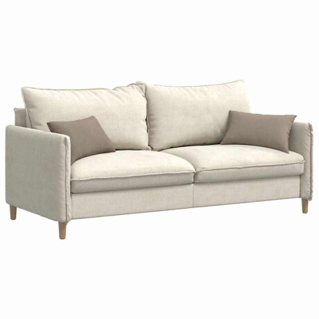 vidaXL Sofa Kussens 2 stuks Taupe 50 x 30 cm Stof afbeelding3 - 1