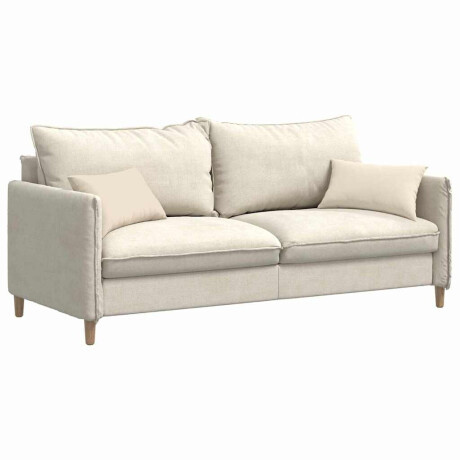 vidaXL Sofa Kussens 2 stuks Beige 50 x 30 cm Stof afbeelding3 - 1