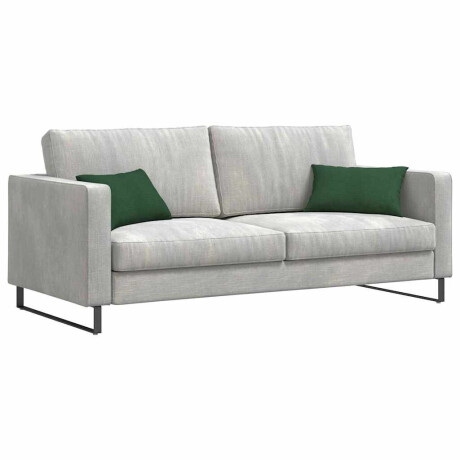 vidaXL Sofa Kussens 2 stuks Donkergroen 50 x 30 cm Cordstof afbeelding3 - 1