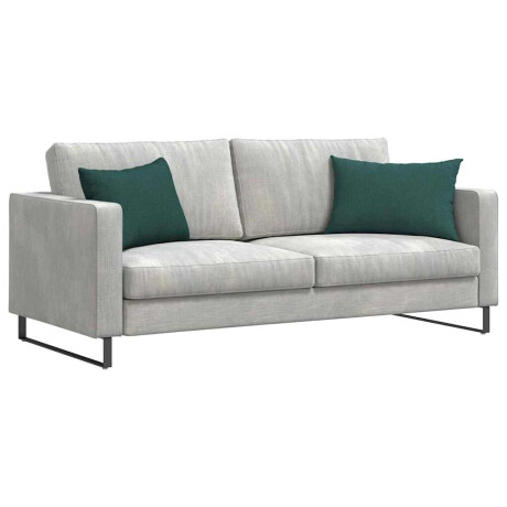 vidaXL Sofa Kussens 2 pcs Donkergroen 60 x 40 cm Stof afbeelding3 - 1