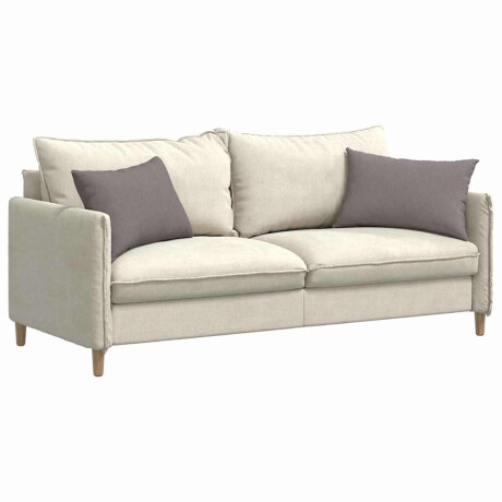 vidaXL Sofa Kussens 2 pcs Taupe 60 x 40 cm Stof afbeelding3 - 1