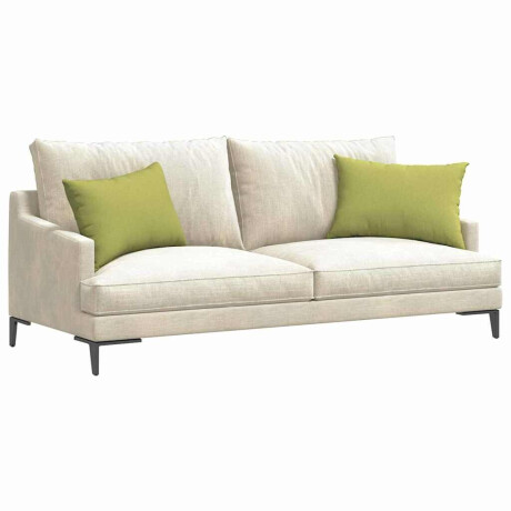 vidaXL Sofa Kussens 2 pcs Lichtgroen 60 x 40 cm Stof afbeelding3 - 1