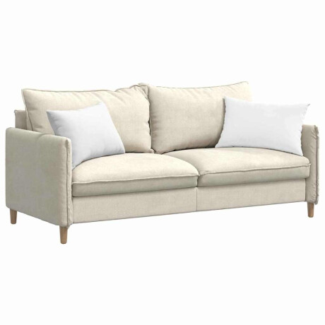 vidaXL Sofa Kussens 2 pcs Wit 60 x 40 cm Stof afbeelding3 - 1