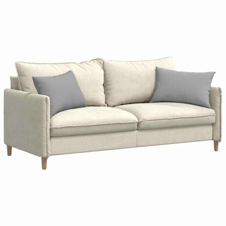 vidaXL Sofa Kussens 2 pcs Wolkengrijs 60 x 40 cm Stof afbeelding3 - 1