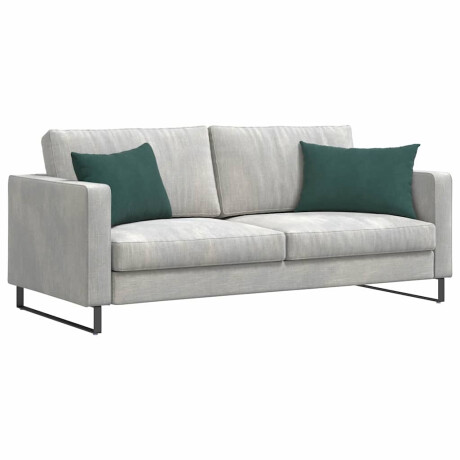 vidaXL Sofa Kussens 2 stuks Donkergroen 60 x 40 cm Cordstof afbeelding3 - 1