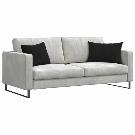 vidaXL Sofa Kussens 2 stuks Zwart 60 x 40 cm Cordstof afbeelding3 - 1