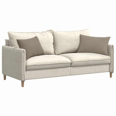 vidaXL Sofa Kussens 2 stuks Taupe 60 x 40 cm Stof afbeelding3 - 1