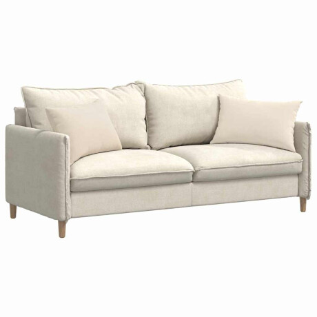 vidaXL Sofa Kussens 2 stuks Beige 60 x 40 cm Stof afbeelding3 - 1