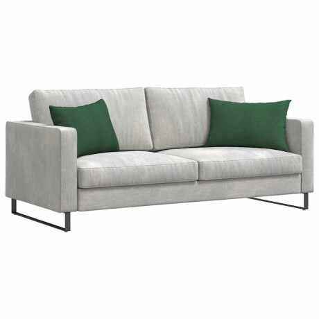 vidaXL Sofa Kussens 2 stuks Donkergroen 60 x 40 cm Cordstof afbeelding3 - 1
