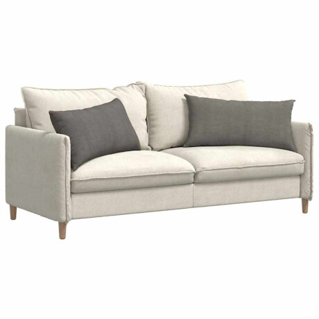 vidaXL Sofa Kussens 2 stuks Lichtgrijs 80 x 40 cm Cordstof afbeelding3 - 1