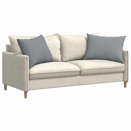 vidaXL Sofa Kussens 2 pcs Lichtgrijs 70 x 50 cm Stof afbeelding3 - 1