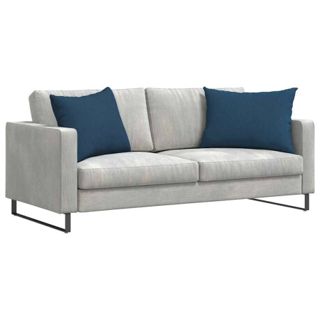 vidaXL Sofa Kussens 2 pcs Blauw 70 x 50 cm Stof afbeelding3 - 1