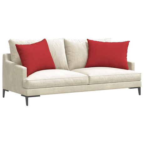 vidaXL Sofa Kussens 2 pcs Rood 70 x 50 cm Stof afbeelding3 - 1