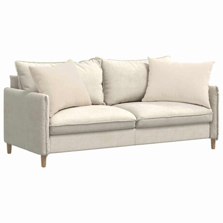 vidaXL Sofa Kussens 2 stuks Beige 70 x 50 cm Stof afbeelding3 - 1