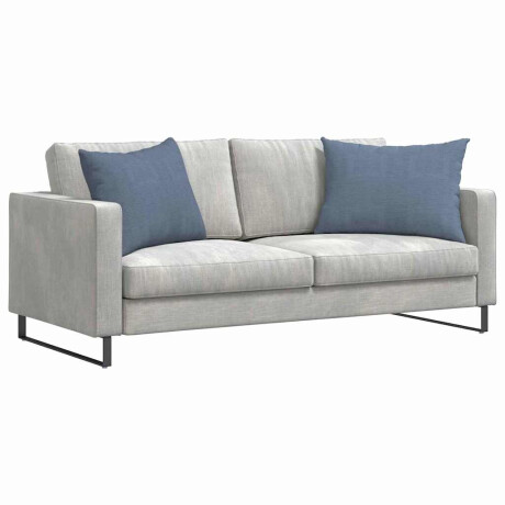 vidaXL Sofa Kussens 2 stuks Blauw 70 x 50 cm Cordstof afbeelding3 - 1
