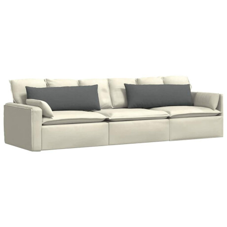 vidaXL Sofa Kussens 2 pcs Donkergrijs 120 x 40 cm Stof afbeelding3 - 1
