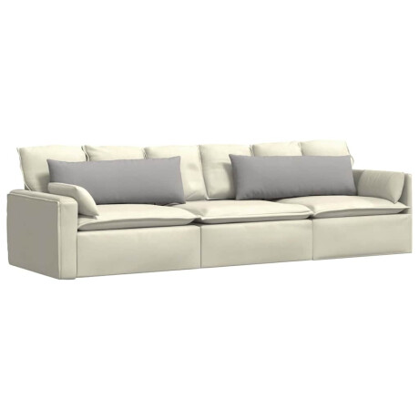 vidaXL Sofa Kussens 2 pcs Wolkengrijs 120 x 40 cm Stof afbeelding3 - 1