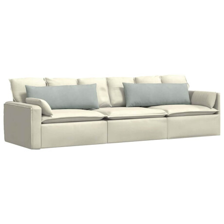 vidaXL Sofa Kussens 2 stuks Lichtgrijs 120 x 40 cm Cordstof afbeelding3 - 1