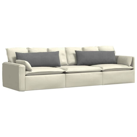 vidaXL Sofa Kussens 2 stuks Donkergrijs 120 x 40 cm Stof afbeelding3 - 1