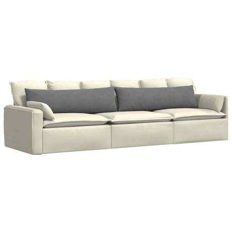 vidaXL Sofa Kussens 2 stuks Donkergrijs 145 x 40 cm Stof afbeelding3 - 1