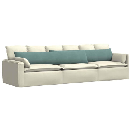 vidaXL Sofa Kussens 2 stuks Zeegroen 200 x 40 cm Cordstof afbeelding3 - 1