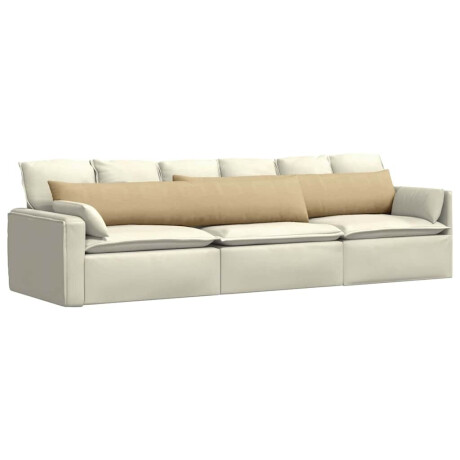 vidaXL Sofa Kussens 2 stuks Grijs groen 200 x 40 cm Cordstof afbeelding3 - 1