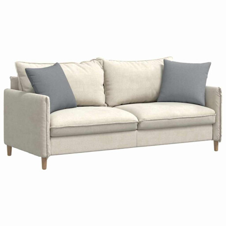 vidaXL Sofa Kussens 2 pcs Lichtgrijs 45 x 45 cm Stof afbeelding3 - 1