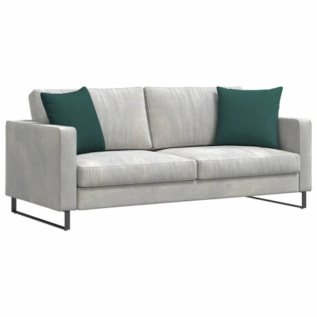 vidaXL Sofa Kussens 2 pcs Donkergroen 45 x 45 cm Stof afbeelding3 - 1