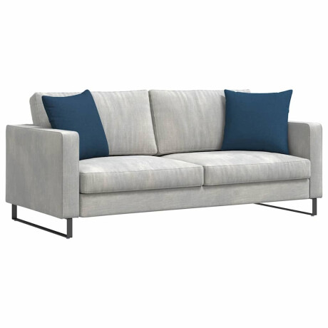 vidaXL Sofa Kussens 2 pcs Blauw 45 x 45 cm Stof afbeelding3 - 1