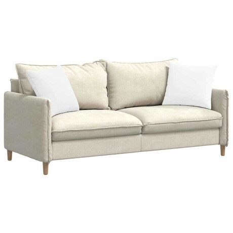 vidaXL Sofa Kussens 2 pcs Wit 45 x 45 cm Stof afbeelding3 - 1