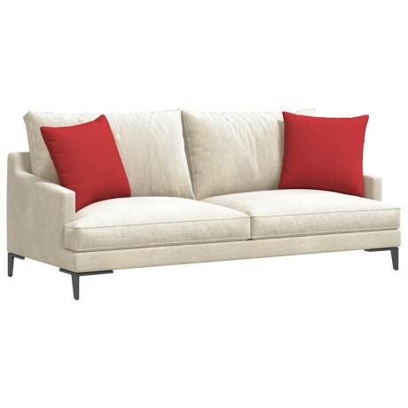 vidaXL Sofa Kussens 2 pcs Rood 45 x 45 cm Stof afbeelding3 - 1