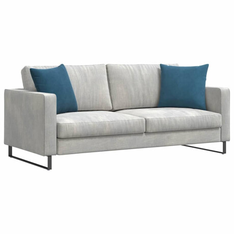 vidaXL Sofa Kussens 2 stuks Blauw 45 x 45 cm Cordstof afbeelding3 - 1